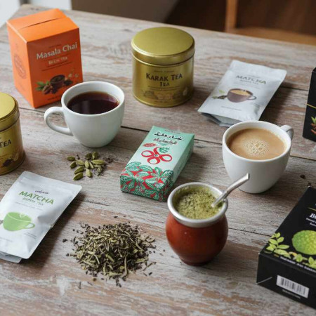 مقایسه چای یربا ماته با دیگر چای ها