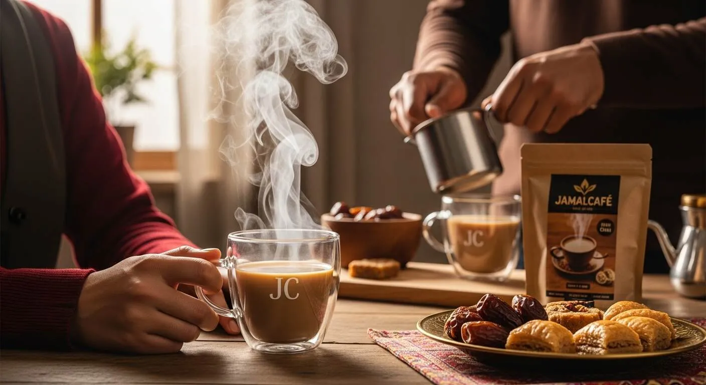 خرید چای کرک پسته زعفرانی