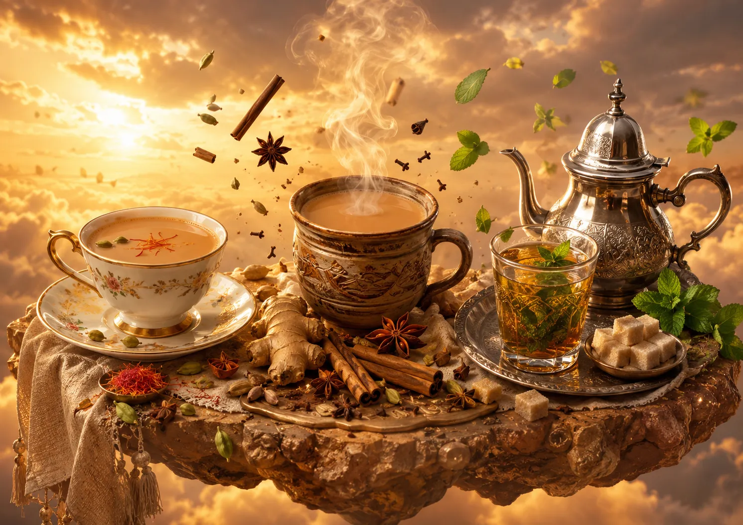 چای مراکشی ماسالا کرک