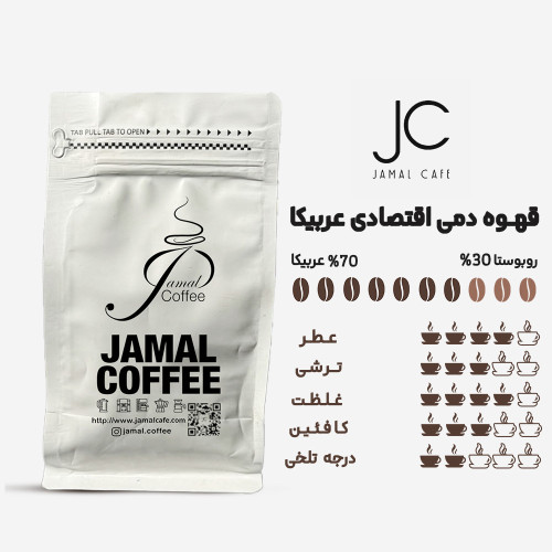 پودر قهوه میکس دمی 70-30- اقتصادی