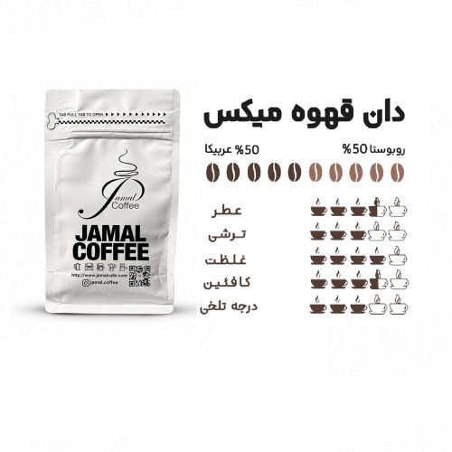 دان قهوه میکس 50-50 اقتصادی